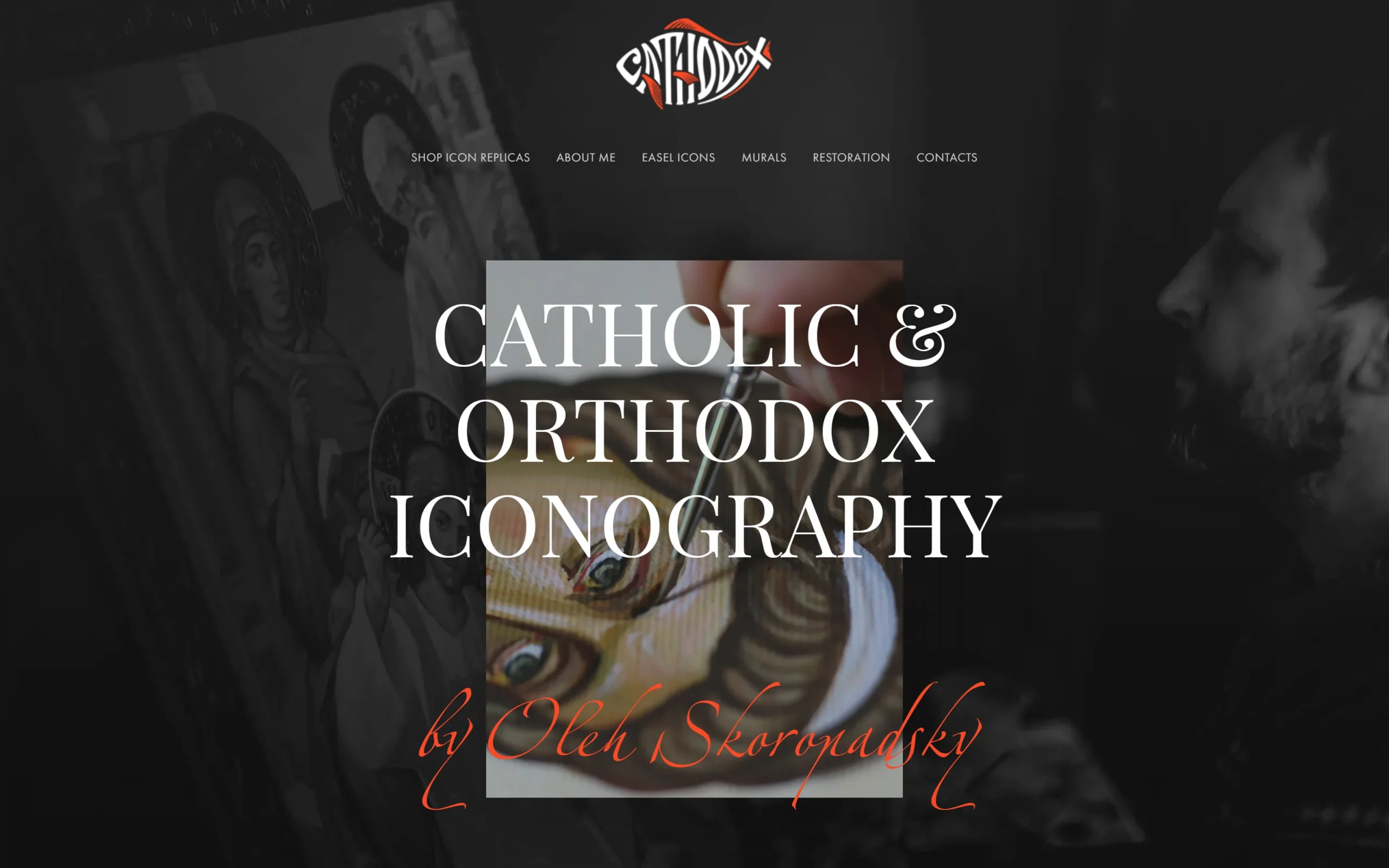 Cathodox iconography website built by WebLift
