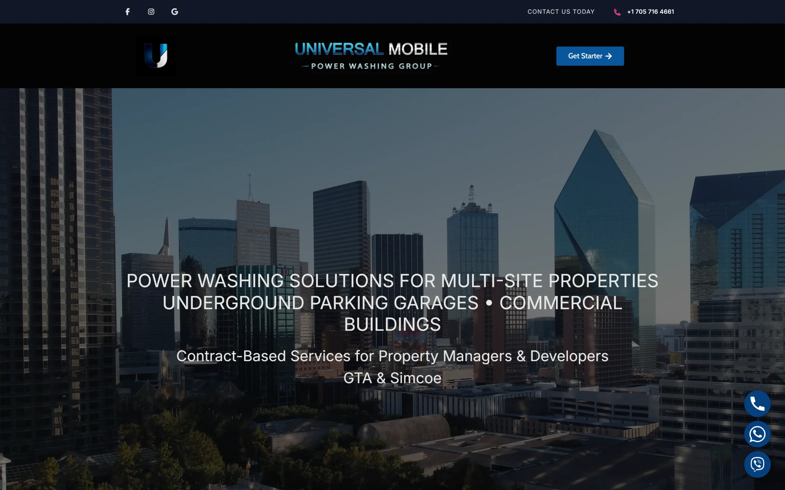 UMC Group website built by WebLift